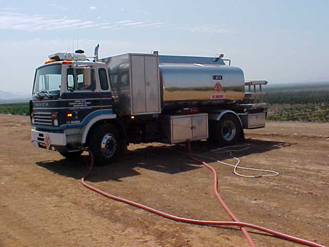 fuel truck for helicopter