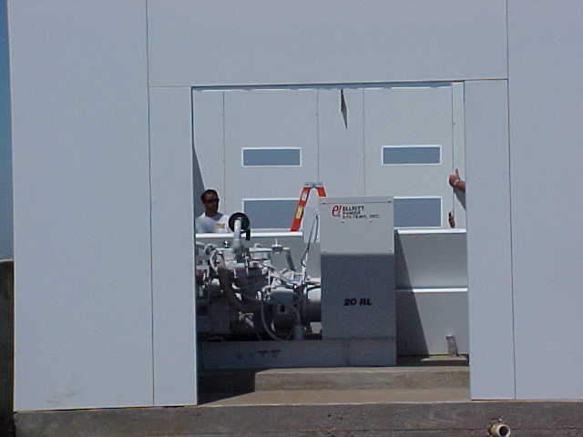generator inside building