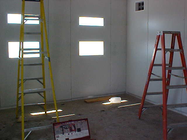 roofs up, view showing air conditoner holes (dual units)