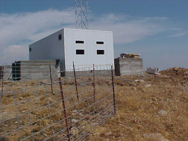 view of west wall of building