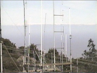 View of Antennas on top of building