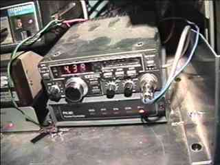 View of old Radio that used to be on line and TNC at K6ARP