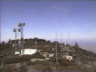 View of Santa Rita from the top of the hill looking north
