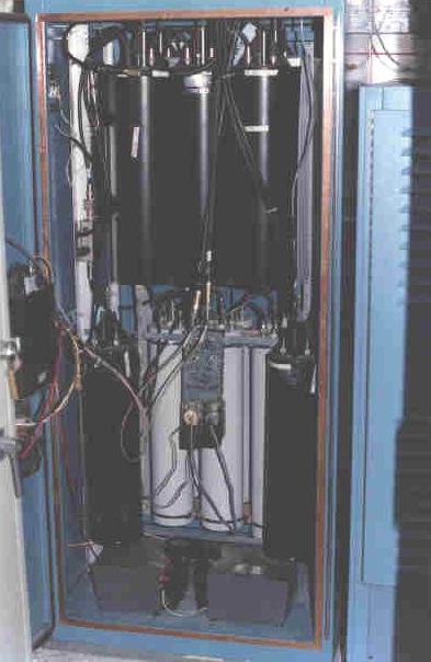 Cabinet with radios in it inside the vault